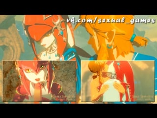 Mipha and link (the legend of zelda sex)