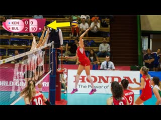 Bulgaria made 10 points in a row against kenya (hd)