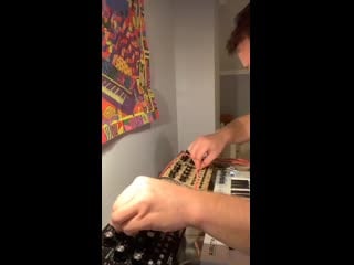 Live moog mother 32 & moog dfam