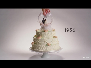 100 years of wedding cakes and toppers