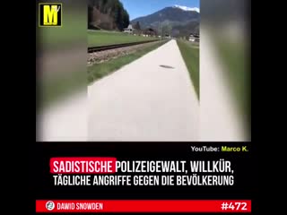 Schon wieder polizeiwillkür in österreich