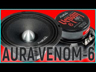 Aura venom 6 громко, ровно, недорого, обзор эстрадных среднечастотников