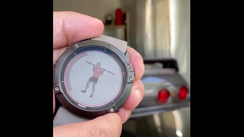 Анимированные тренирои в часах garmin 2