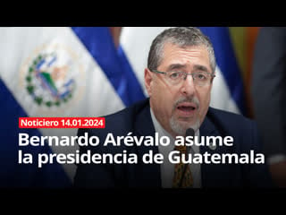 Bernardo arévalo asume la presidencia de guatemala noticiero rt 14 01 2024