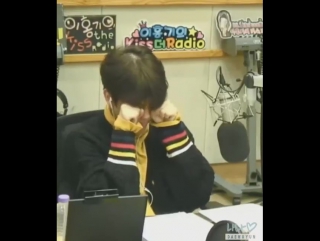 Sleepy youngjae rubbing his eyes ; 3; he looks like a cat so cute