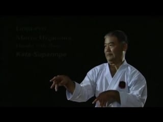 Okinawan karate master kata