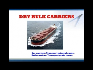 Maritime english types of vessels part 1