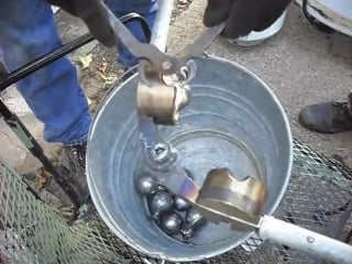 Making lead cannon balls a unique ball ядро
