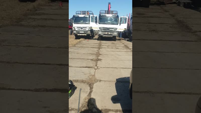 Выездная диагностика перед покупкой грузовика актрос в полном приводе 6х6