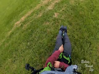 You guys wanted to see my quadriplegic father's landing, so here it is!