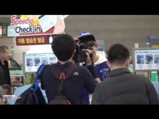 [fancam] 131029 chanyeol incheon airport