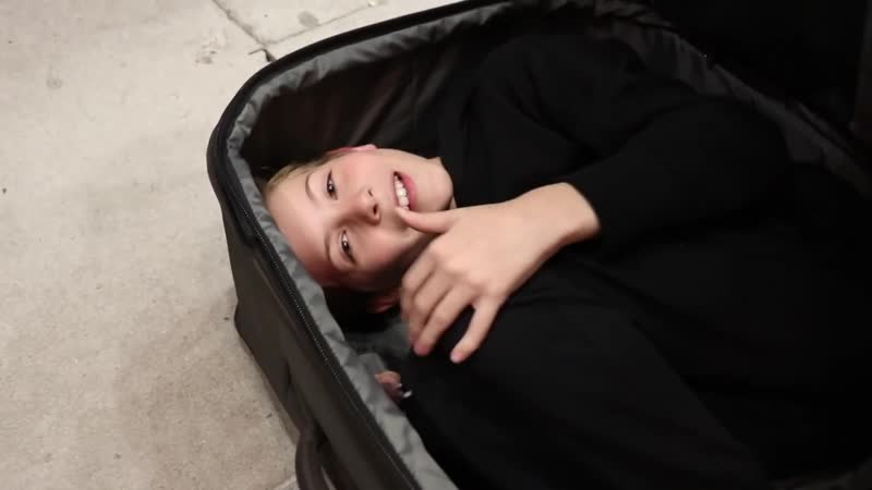 Sneaking into movies using suitcase!! (bloopers) | jacob tremblay
