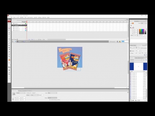 Процесс создания анимированного баннера banner animation process timelaps