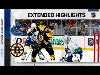 Vancouver canucks vs boston bruins nov 13, 2022 highlights