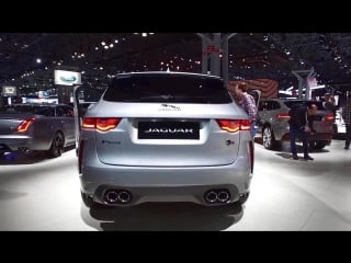 2019 jaguar f pace svr exterior and interior walkaround 2018 nyias