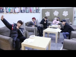 [backstage][161207] b1a4 @ kbs "cool fm lee hongki's kiss the radio" behind scene