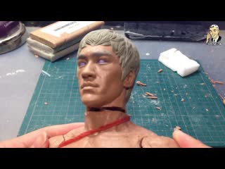 How to sculpt hyperrealistic bruce lee part 23 refining arms