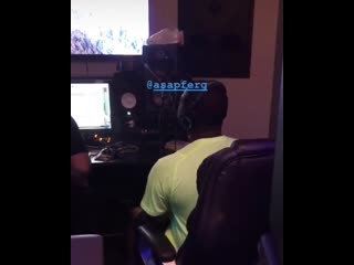 A$ap ferg записывает эдлибы