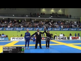 Polina soboleva vs nadin lotti #ibjjfeuro17