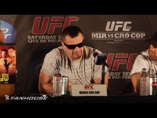 Мирко дает интервью