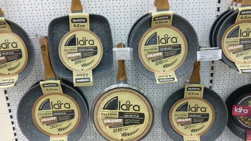 Сковороды lara palermo рассказываем и показываем