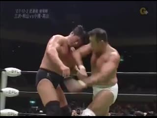 Kenta kobashi & yoshihiro takayama vs jun akiyama & mitsuharu misawa (noah winter navigation day 10)
