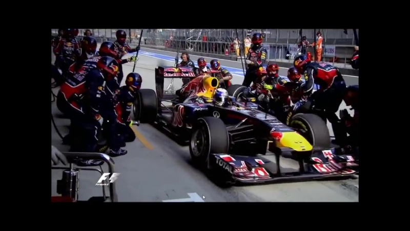 Jenson button drives into red bull pit 2011 chinesegp