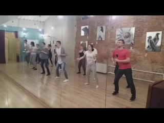 Salsa high school соло футворк