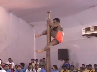 Маллакхамб (the topmost mallakhamb players very original indian pole gymnastics)