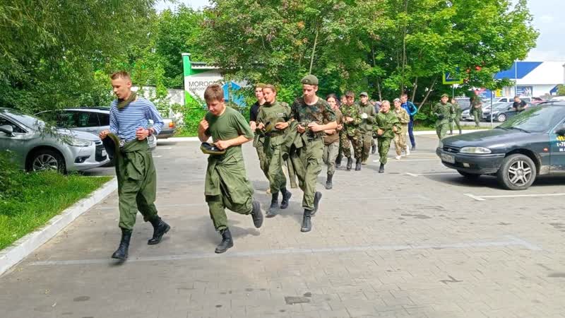 Практическое занятие у курса «юный патриот»
