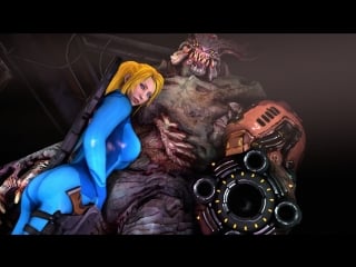 Samus and unknown planet 8 (metroid sex)