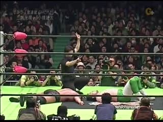 Mitsuharu misawa vs kenta kobashi (noah navigate for evolution 2003 tag 9)