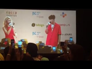 J seph doing jiwoos porn in "hola hola" 20/08/17 kcon2017 la