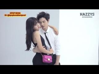 Kim sohyun&yook sungjae for hazzys acessories