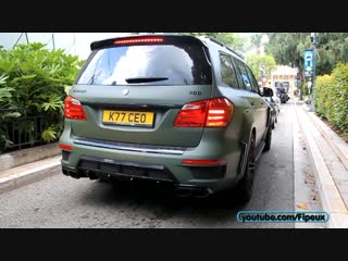 700hp brabus gl revs, accelerations, sound