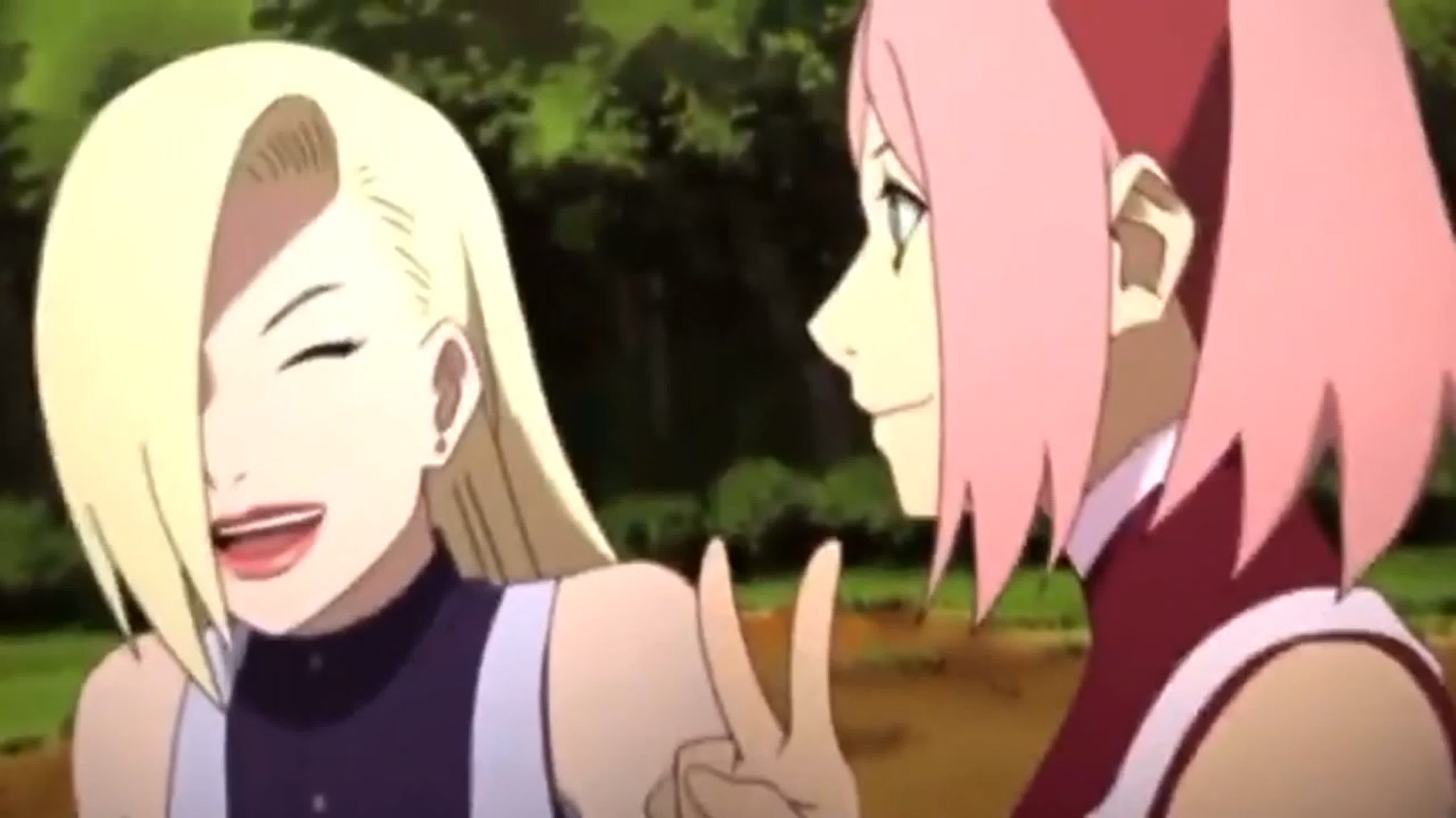 Close bond Ino Sakura