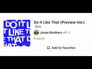 230623 » do it like that (preview ver ) txt x jonas brothers