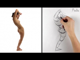 Proko figure drawing fundamentals 06 mannequinization mannequinization example 04