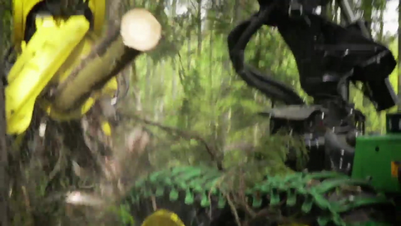 Харвестер john deere 1270g 6 колесный