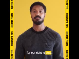 #coachfamily member michael b jordan on why he’s registering to vote