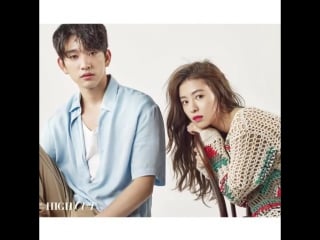 170306 чжи у и пак джинён за кадром фотосессии для 'high cut'