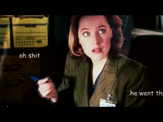 The xfiles | mulder and scully being mulder and scully for 3 minutes straight