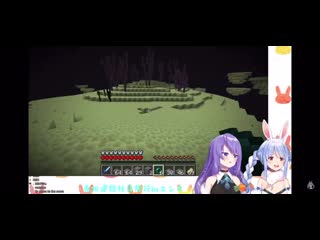 [kamitsurugi] moona sings pekora's bgm and it's really cute !!