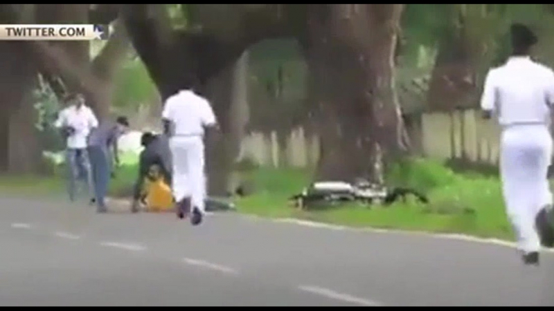 Мотоциклист потерял управление и устроил «родео с быком"»