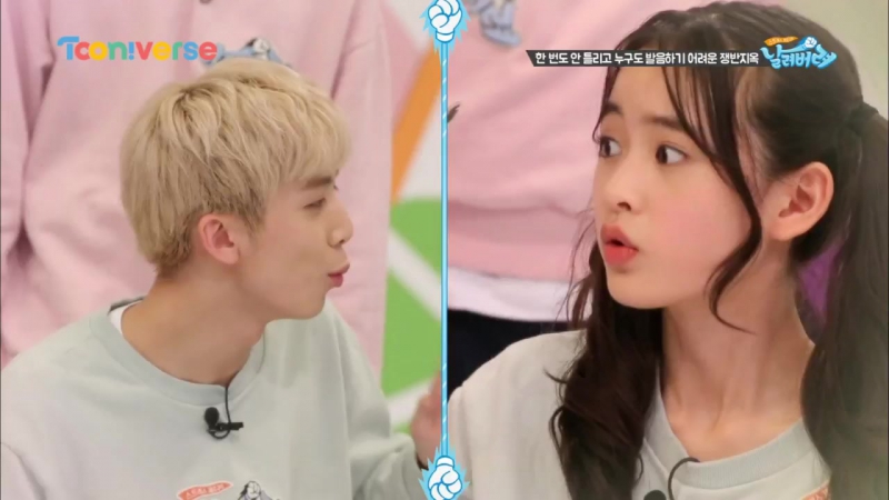 170502 sf9 hwiyoung &amp; chani | tooniverse "stress out!" cut 2