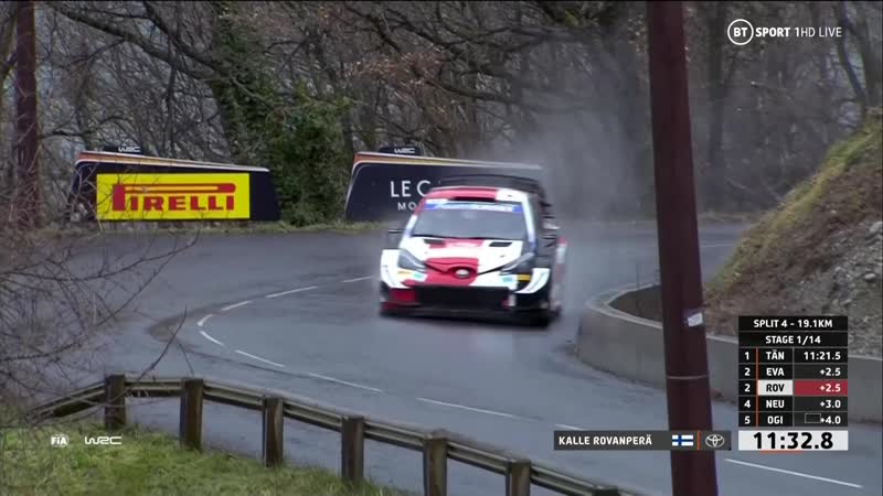 Wrc 2021 этап 1 монте карло первый день (ss1)