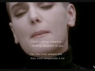 Sinead oconnor nothing compares 2 u (prince) lyrics français english traduction