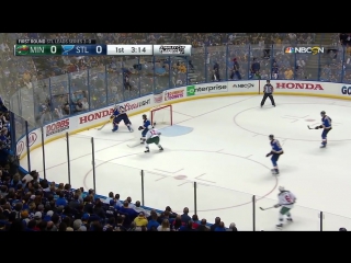 Dubnyk shuts out blues as wild avoid elimination