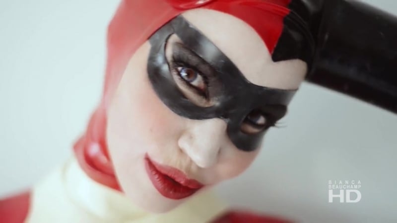 Harley quinn cosplay latex bianca beauchamp watch online 