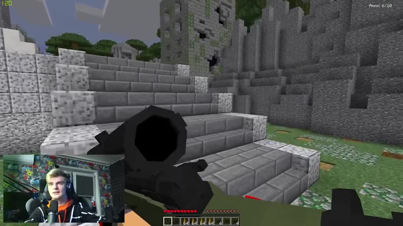 [веля 2 0] битва на awm в minecraft | веля vs люсик | мод на оружие в майнкрафт 1 12 2